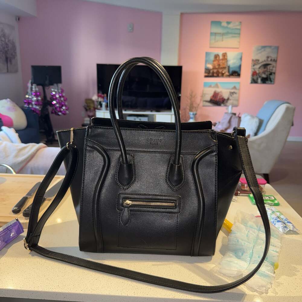Celine Leather Luggage Mini - Handle Bags, Handbags - Picture 6 of 8
